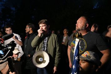 Nick Fuentes, Alex Jones and Ali Alexander