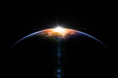 Sunrise in Space